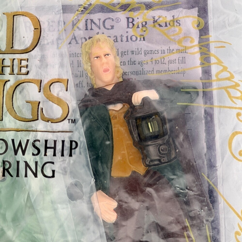 LOTR Merry Lord Of The Rings Fellowship Burger King Kids Meal Toy NEW